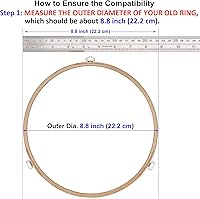 Vista 3 de Anillo giratorio de microondas de 8.8 pulgadas con rodillos de 0.591 in, soporte de bandeja para horno de microondas, anillo de rodillo giratorio