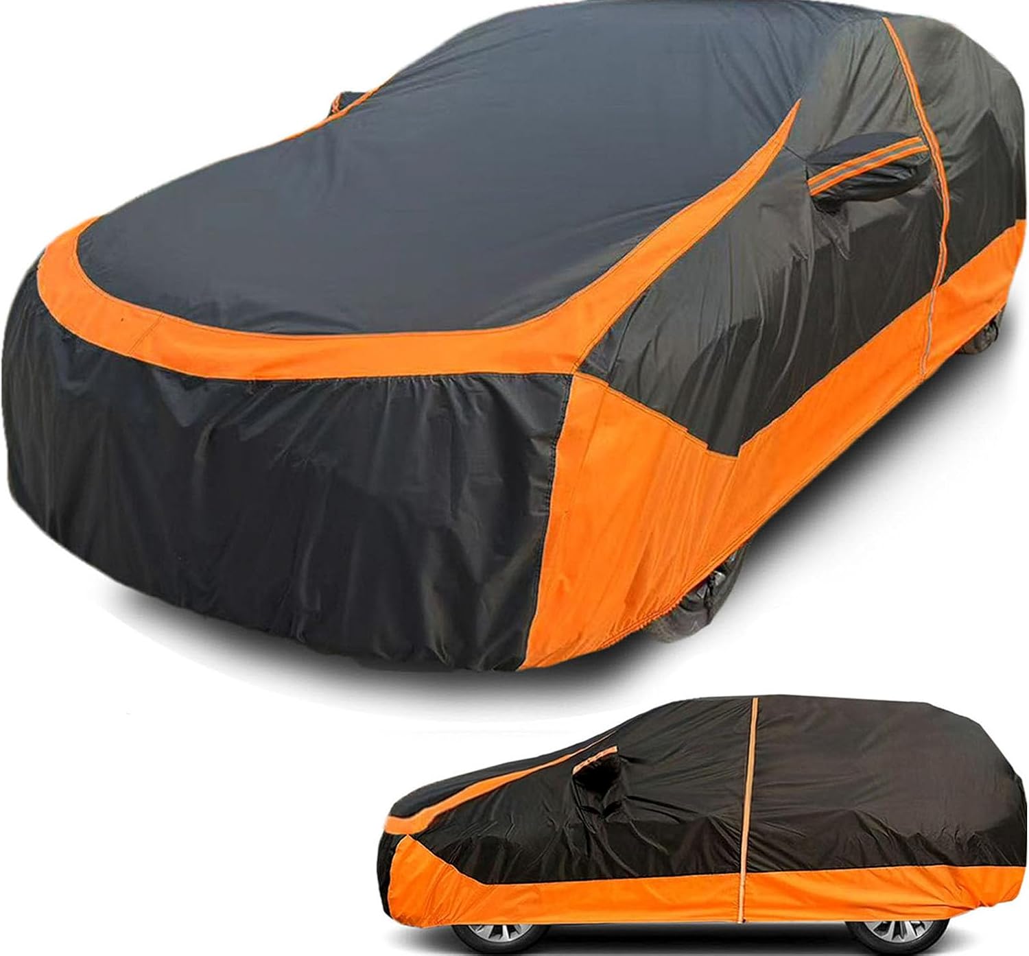 Truck Cover Waterproof All Weather, Full Outdoor Pickup Rain UV Protection and durable, Fit for Toyota Tacoma, Ford Ranger, Chevrolet Colorado, N-issan Frontier ect(Fit Truck M-Length 210 to 224 inch)