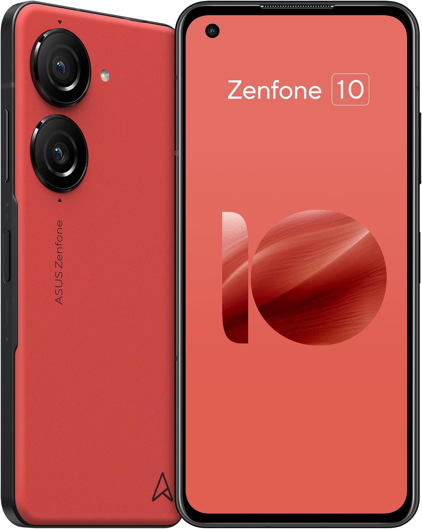 ASUS Zenfone 10 5G (International Version) 256GB + 8GB RAM, 50MP Camera, Android Smartphone - GSM Unlocked (Eclipse Red)