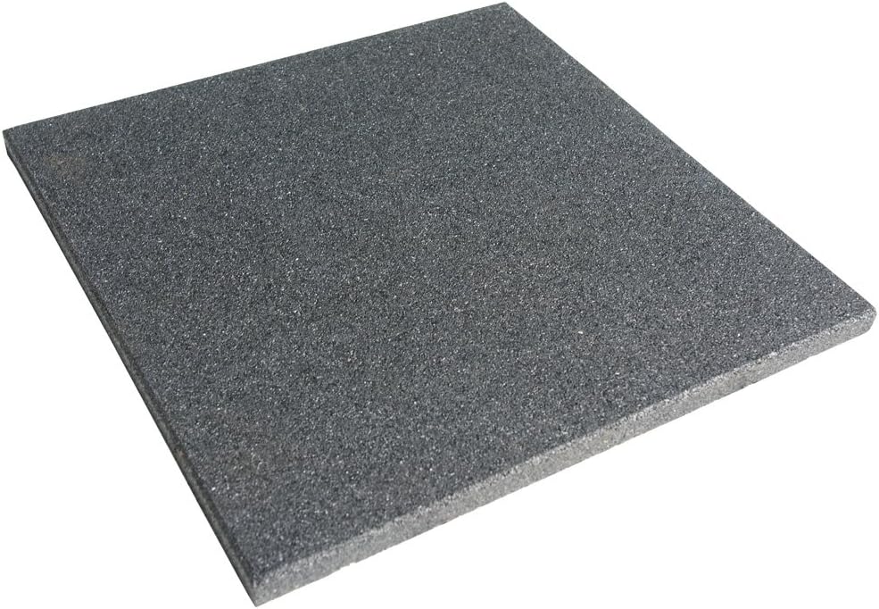 Rubber-Cal Eco-Sport Interlocking Tile-Pack of 5 Coal