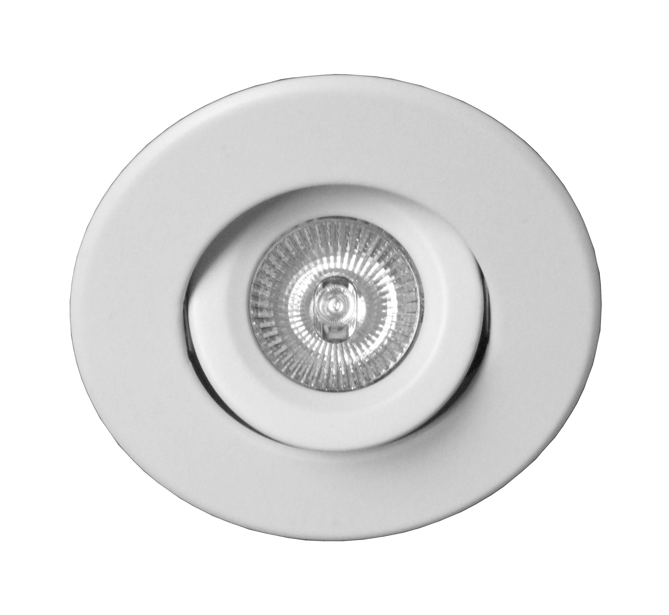 NICOR 4 Inch MR16 Gimbal Trim - White -3