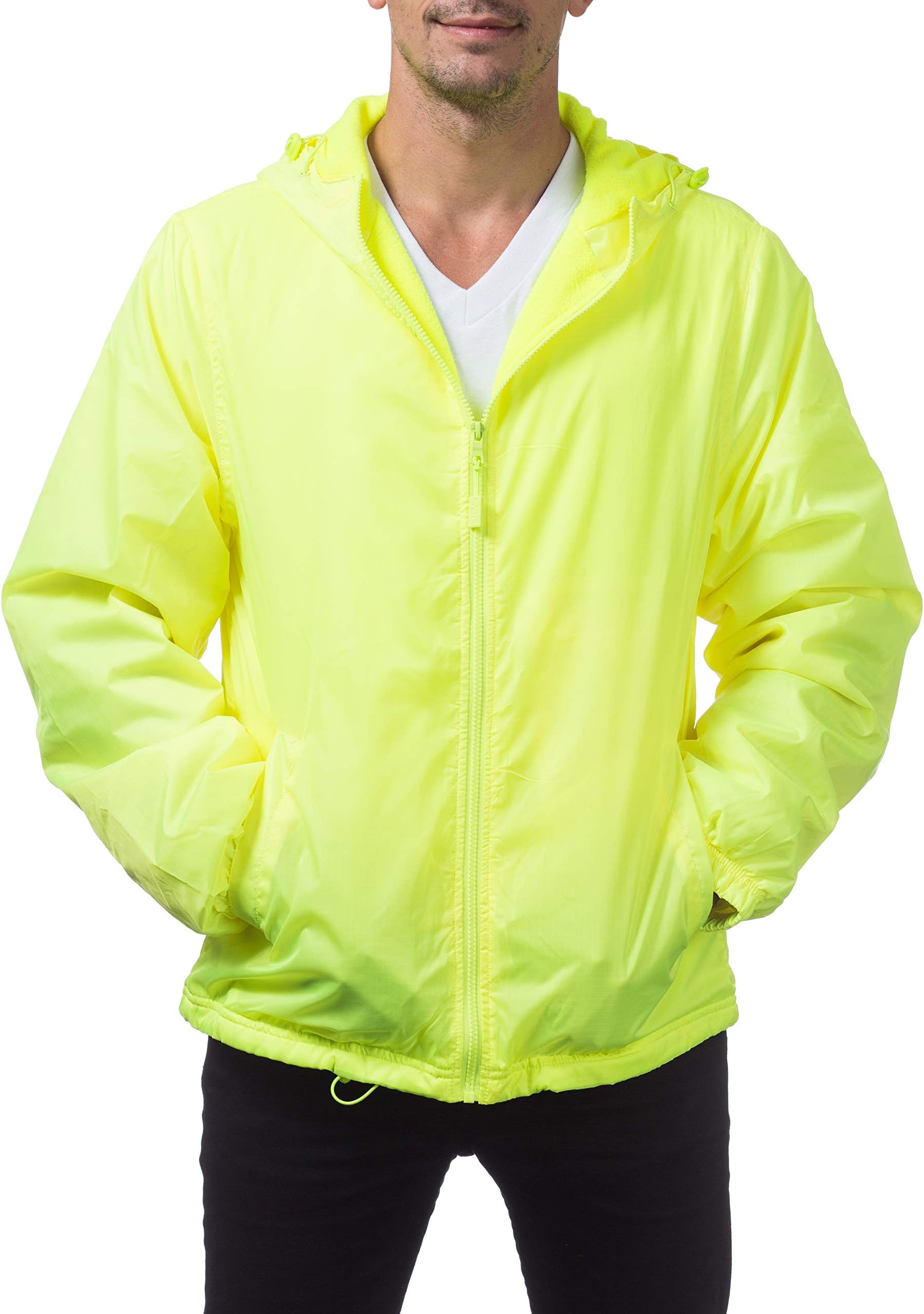Men's Fleece Lined Windbreaker Jacket