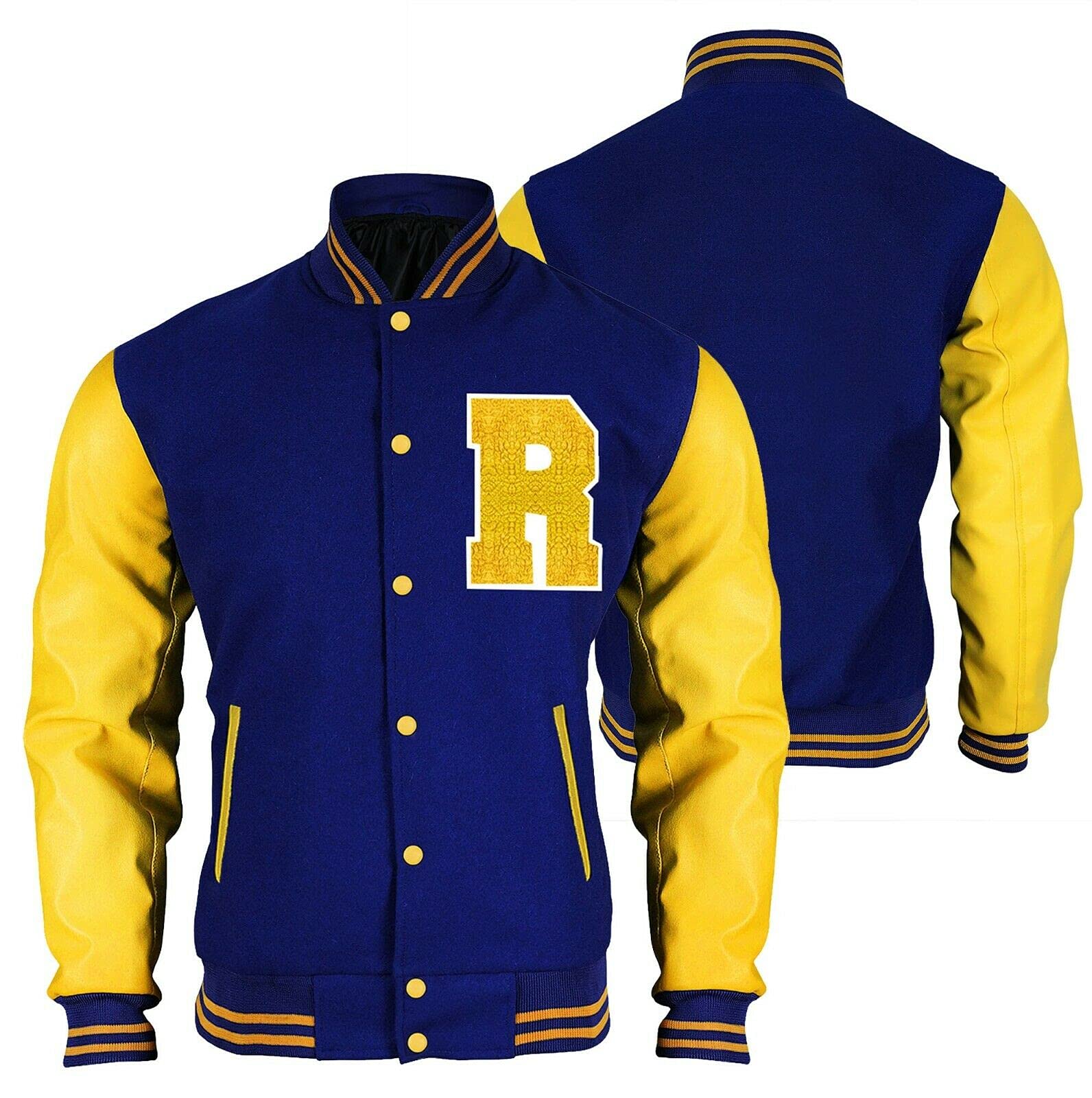 Buy Men’s R Logo High School KJ APA Varsity Bomber Jacket TV Series