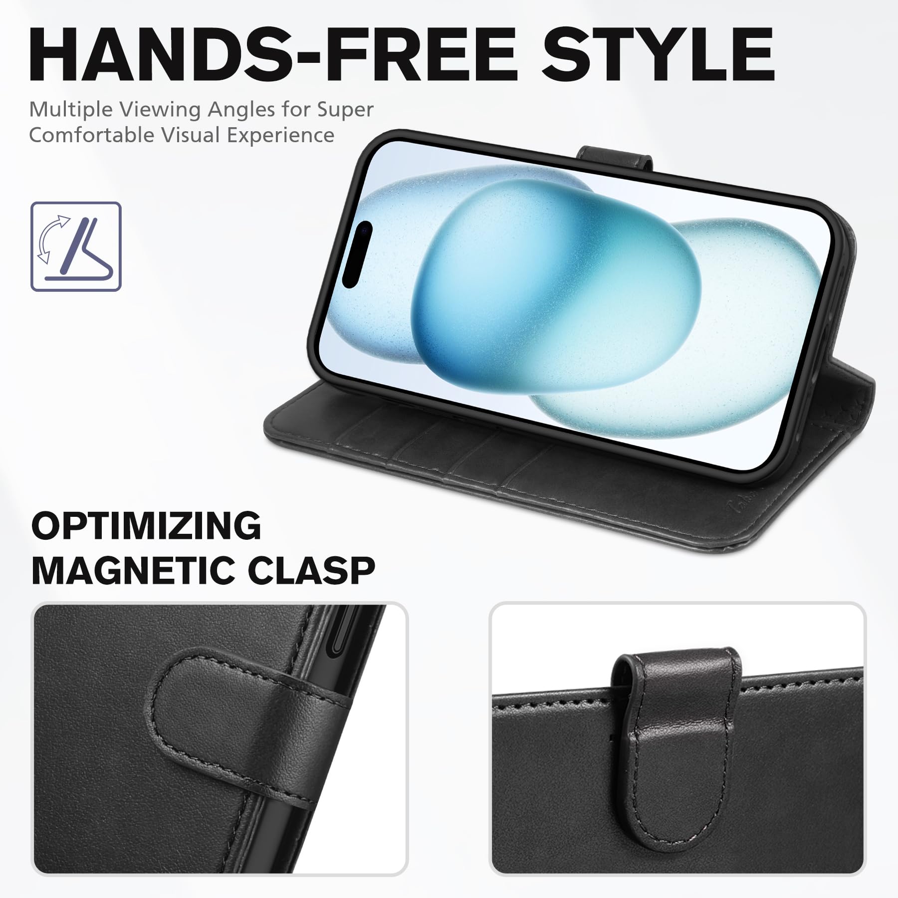 TUCCH Custodia per Galaxy A54 5G, Cover Portafoglio Blocco RFID Slot