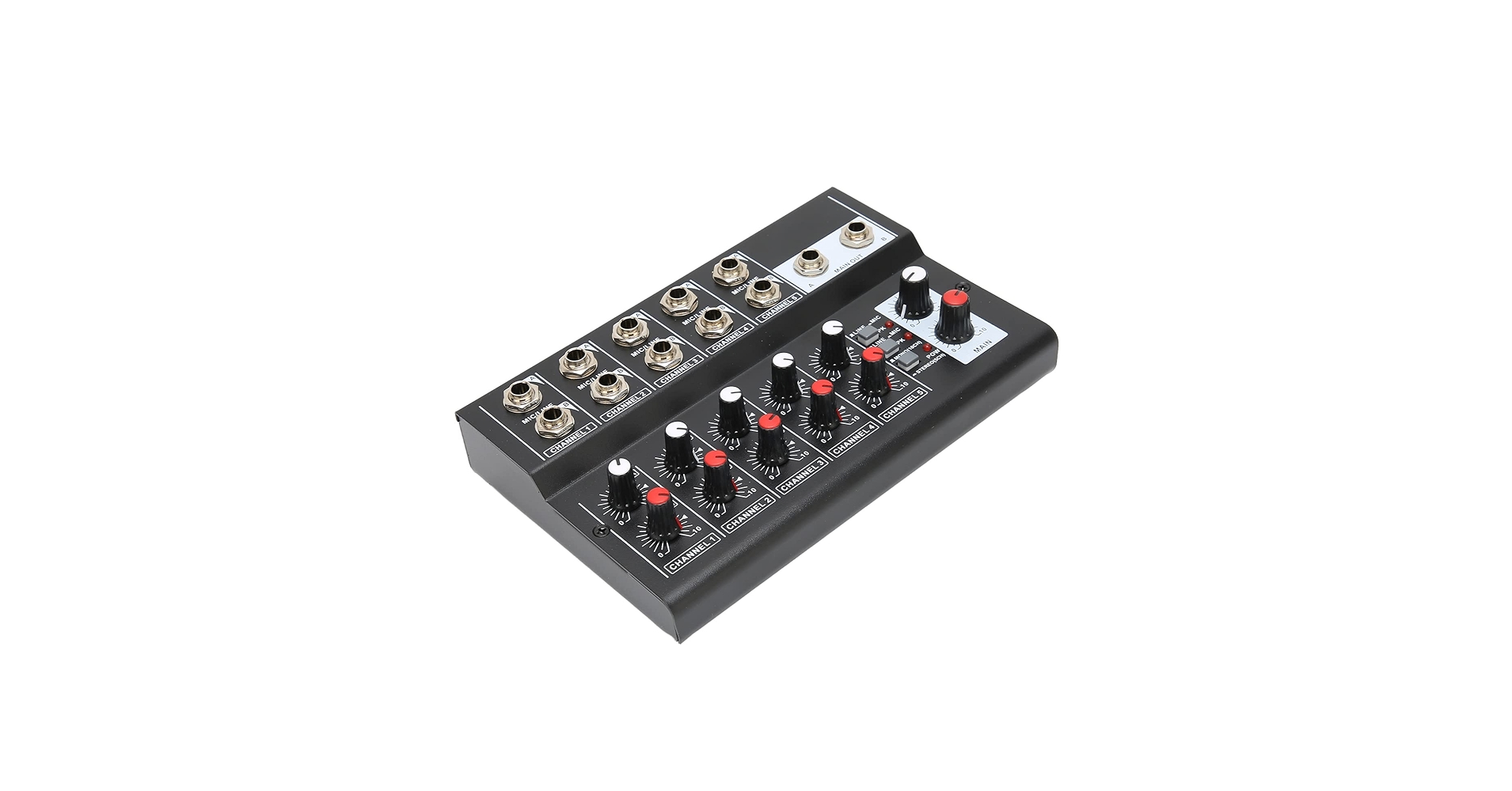 Amazon | Shanrya 10チャンネルミキサー、ステレオライン