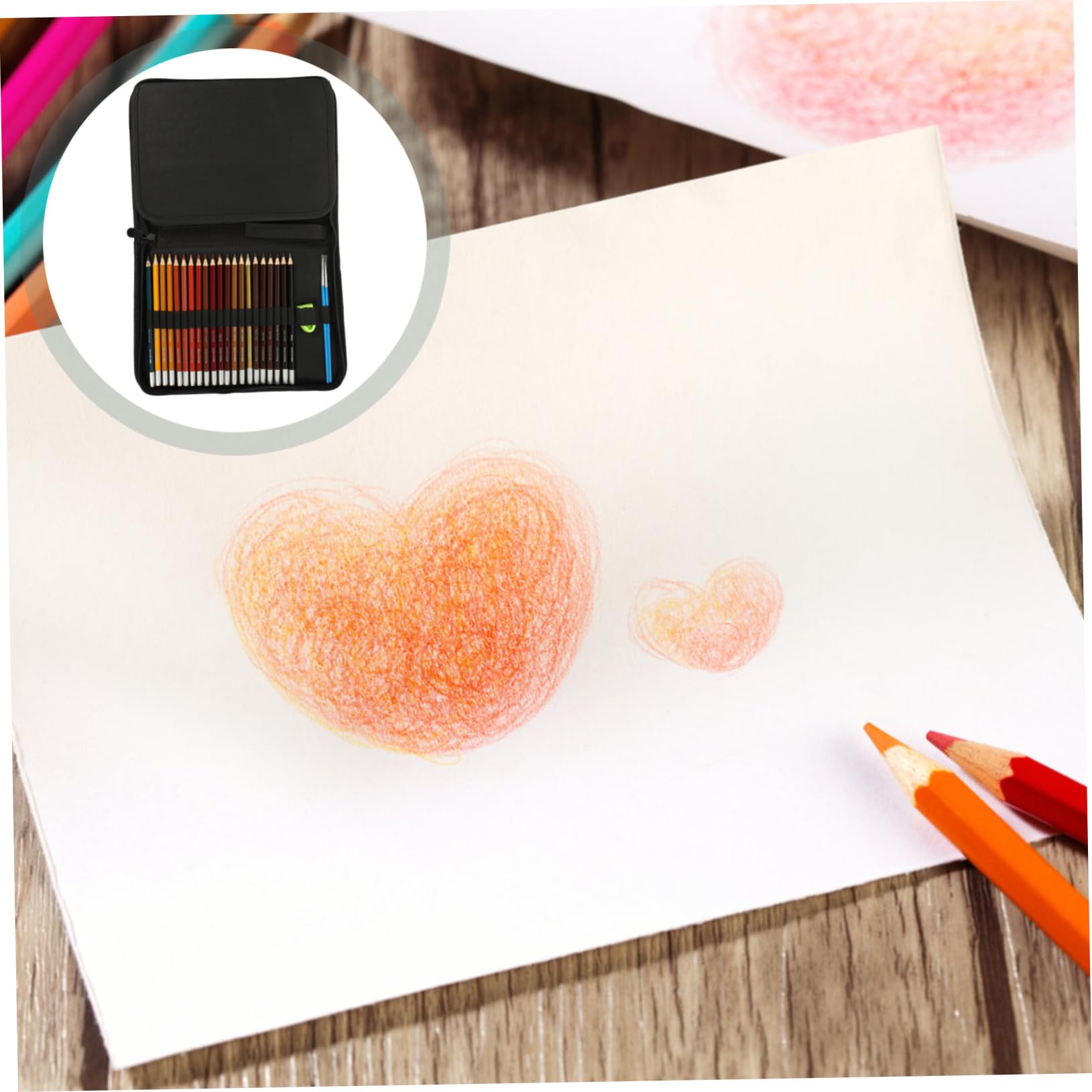 SEWACC Aquarellstifte Satz für Kinder, 1 Satz, Sechskantige Holzstifte