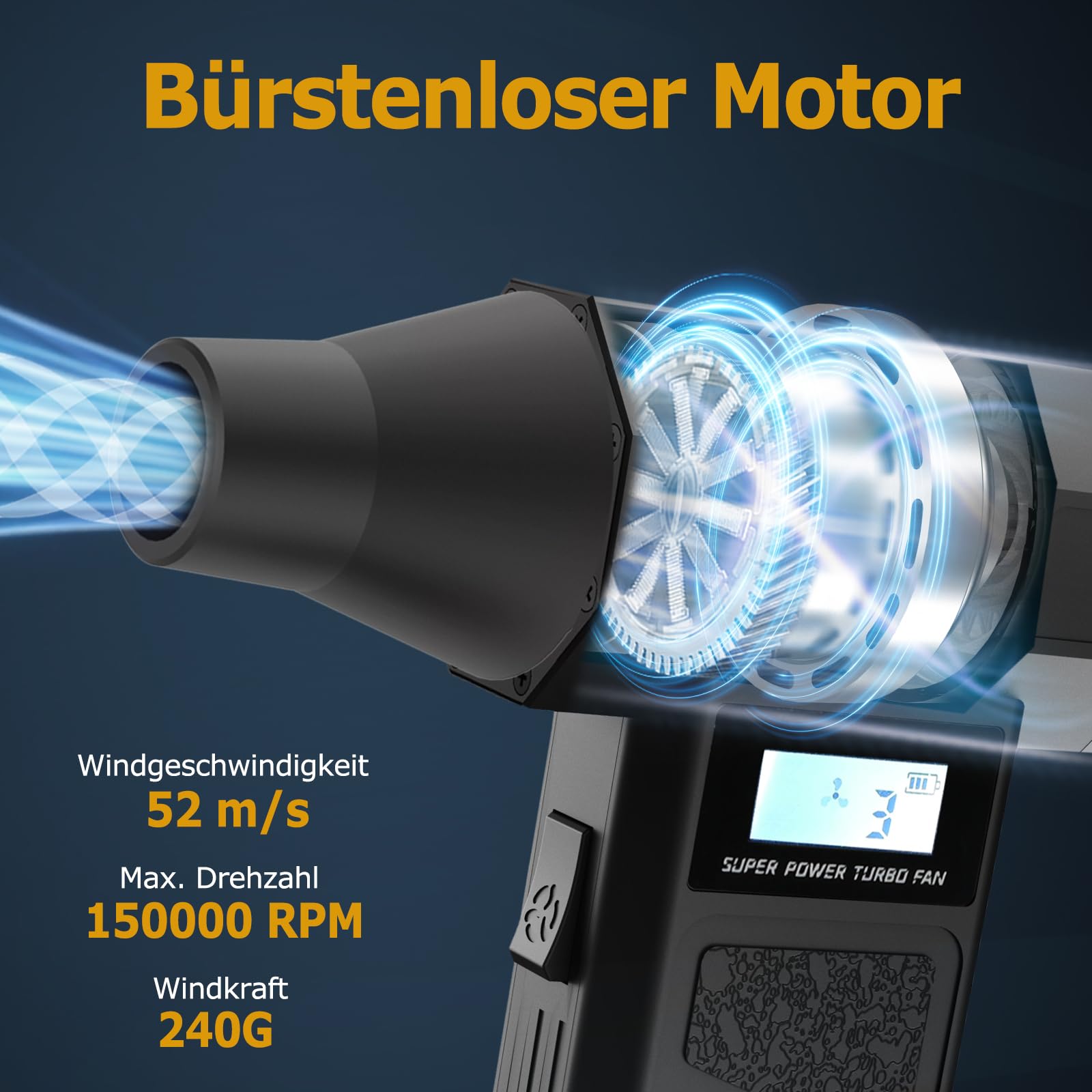 Electric Air Duster, Elektrische Staubgebläse, 150 Produktbild-Vorschau 3