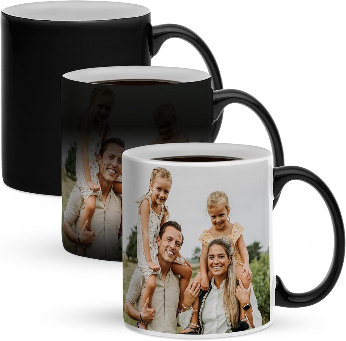your surprise Mug Magique Personnalisé avec Photo - Tasse Thermoréactive révélant l'image avec chaleur, idée cadeau originale