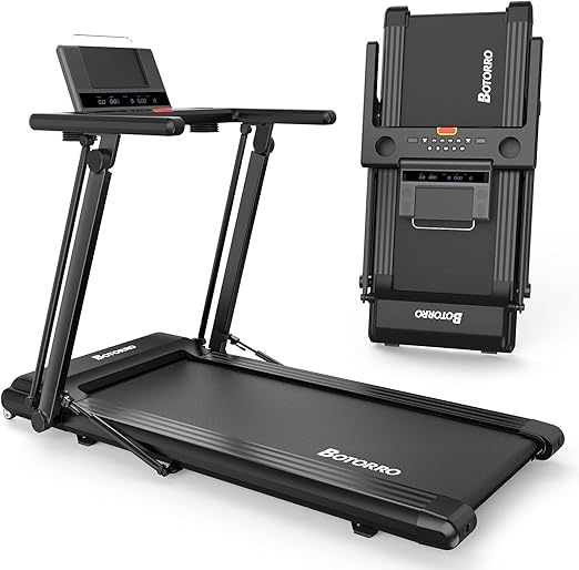 Folding Treadmill Exerciser Foldable Walk Running Machine Portable