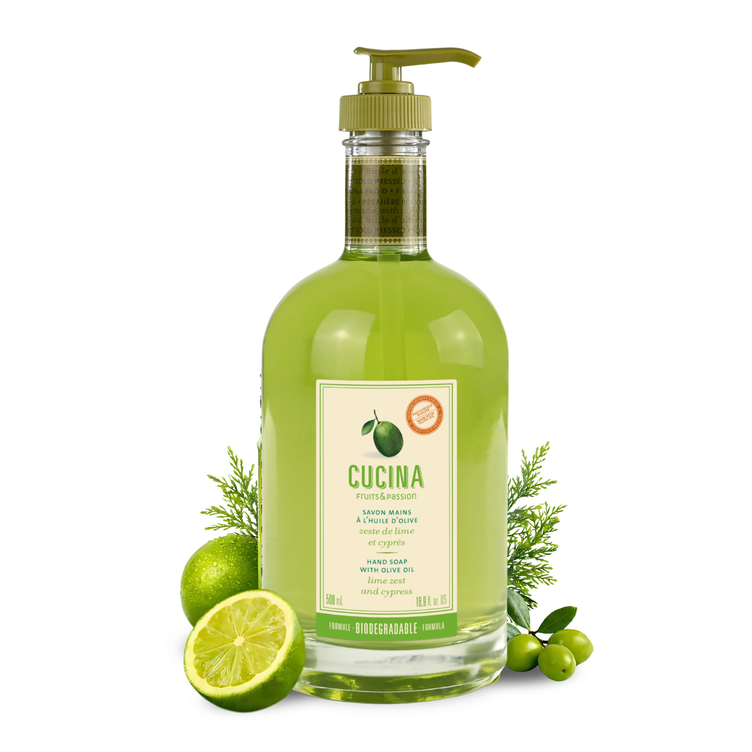 Amazon.com : Cucina Fruits & Passion Kitchen Hand Soap, Lime Zest