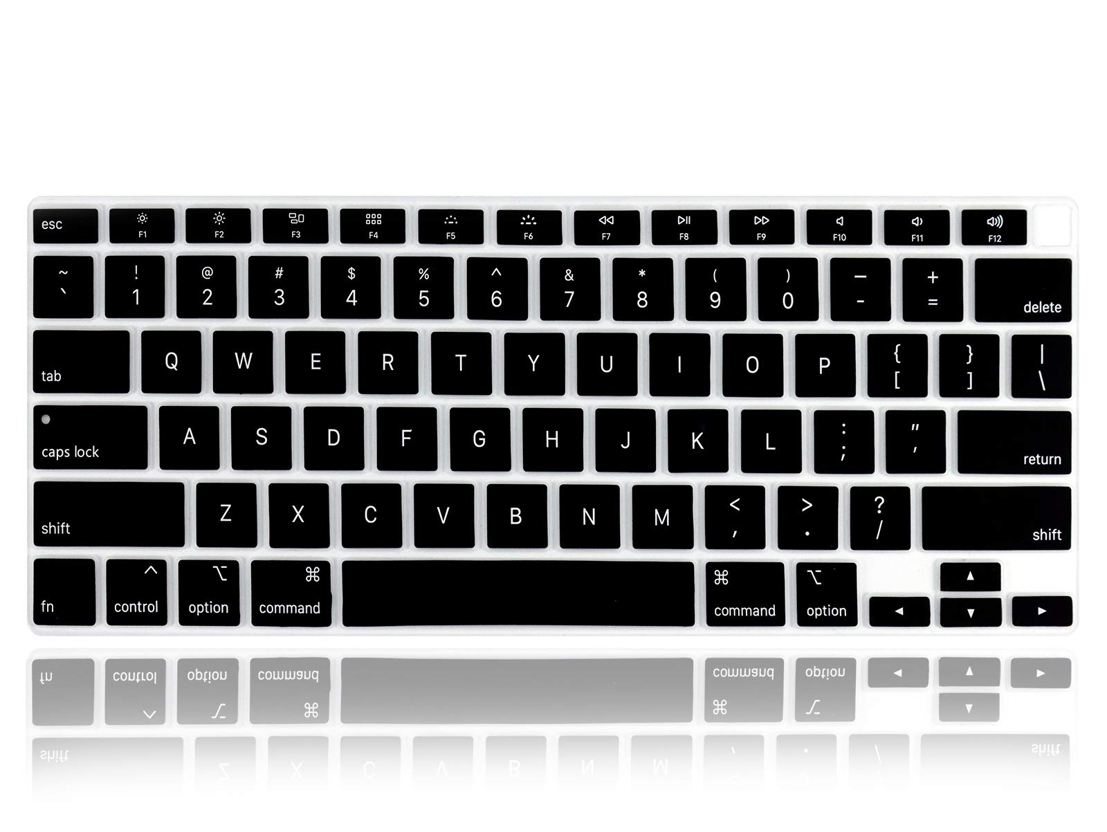 Protector de teclado para MacBook Air de 13 pulgadas, cubierta de silicona suave lavable 8