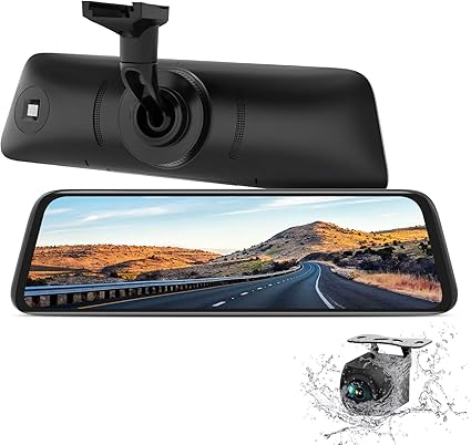 Amazon Auto Vox 業界唯一の1080p 純正ミラー交換型 バックカメラモニターセット 1080p 超暗視 ガイドラインdiy タッチパネル 簡単操作 信号安定 緊急録画 タイムラグなし バックミラー T9 オンダッシュモニター 車 バイク