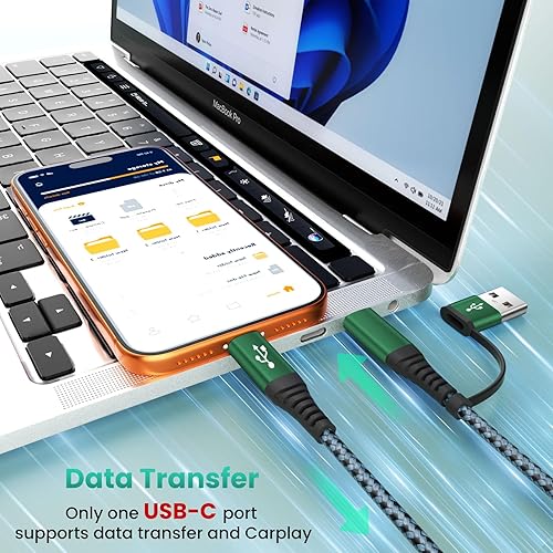 Miniatura 8 de Ideas de regalos de Navidad, cable de carga múltiple para cargador de Apple Watch, cable de carga 3 en 2 para múltiples dispositivos, cargador USB A