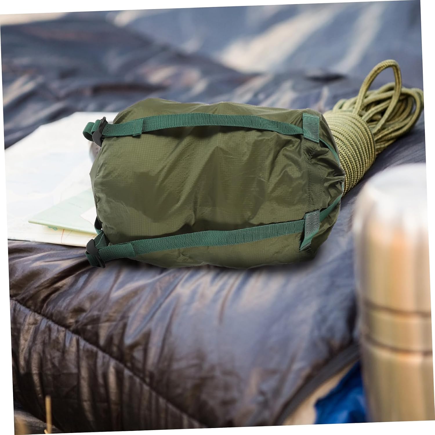 Abaodam Camping Compression Bag for Adults Hiking Backpacking Quilts Storage Organizer