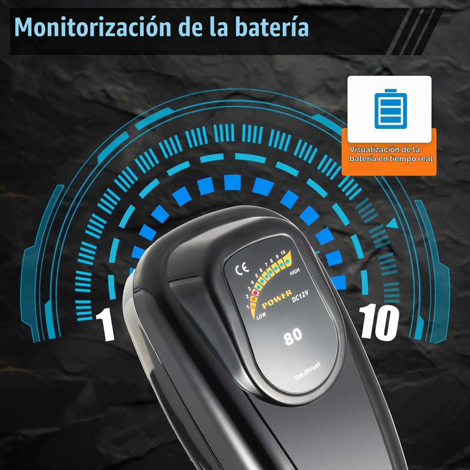 Motor fueraborda, 800 W, 12 V, motor eléctrico para barco, 80 LBS de empuje, fueraborda eléctrica de 1,2 CV con 5 marchas adelante y 3 marcha atrás, eje largo para lancha inflable con motor