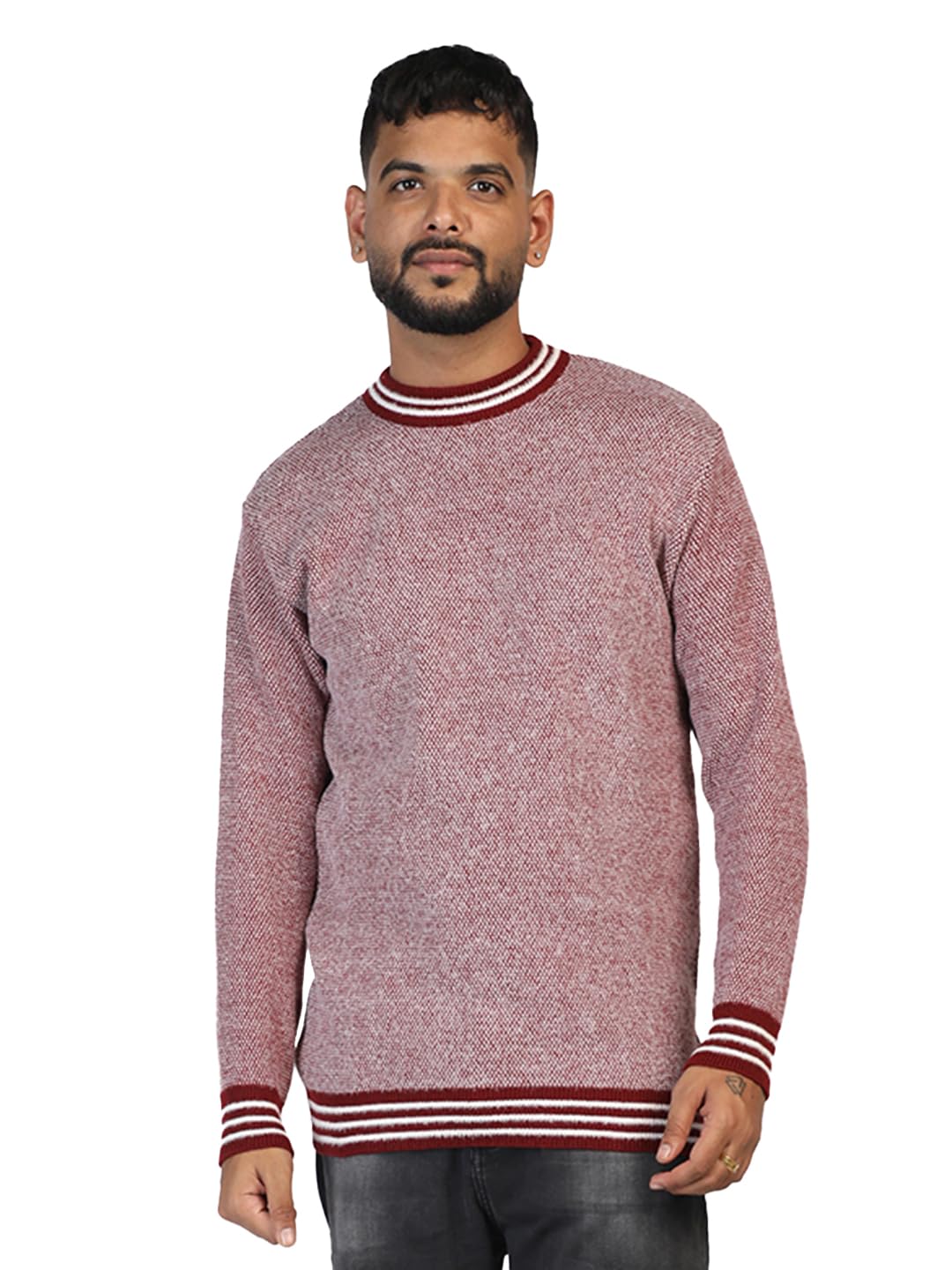 porshe Round Neck Winter Pullover Sweater for Men Soft Fabric Regular Fit Stylish & Cozy Si_501-picture-39