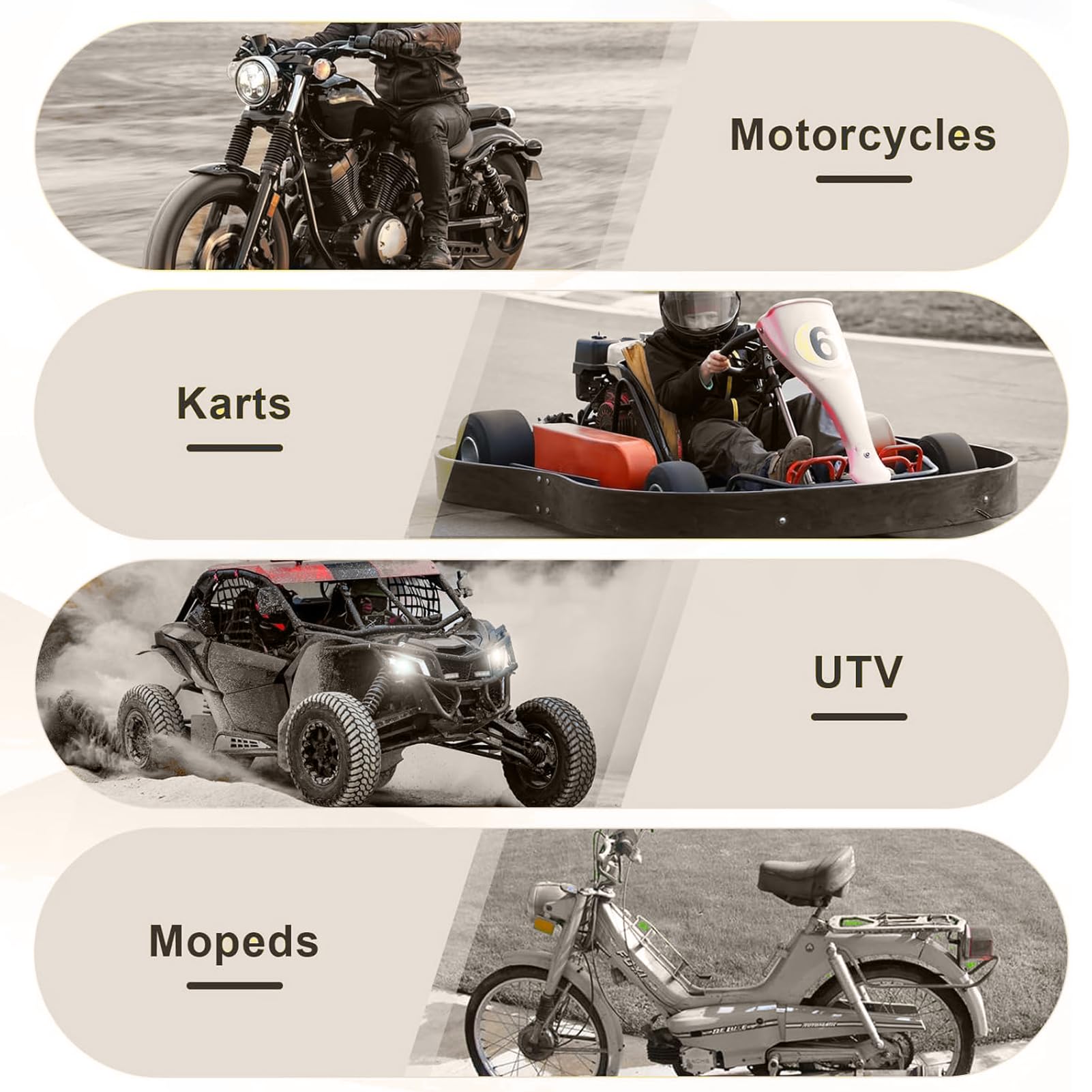 25 getti carburatore, getti per carburatore, kit di ricambio per carburatore Dellorto carburatore PHBG 55‑115 M5