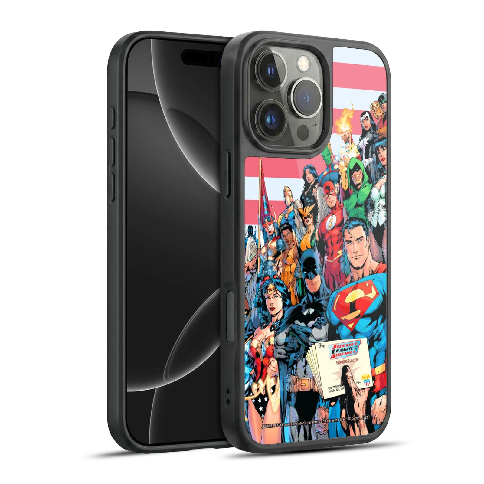 Coque iPhone 16 Pro Max Justice League DC Comics édition collector en gel renforcé - 8