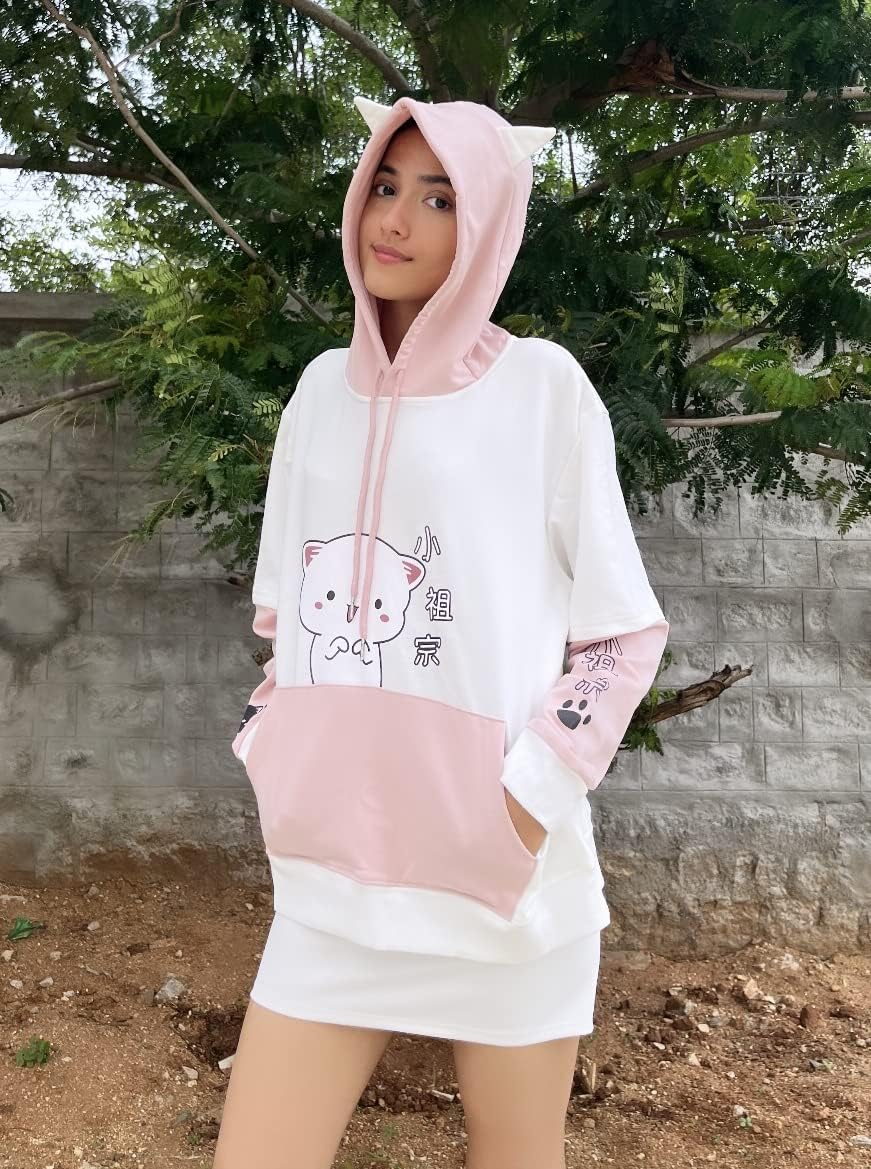 CRB Fashion Womens Girls Teens Teenagers Kawaii Cute Bunny Bear Sweater Hoodie Top Shirt Sweatshirt