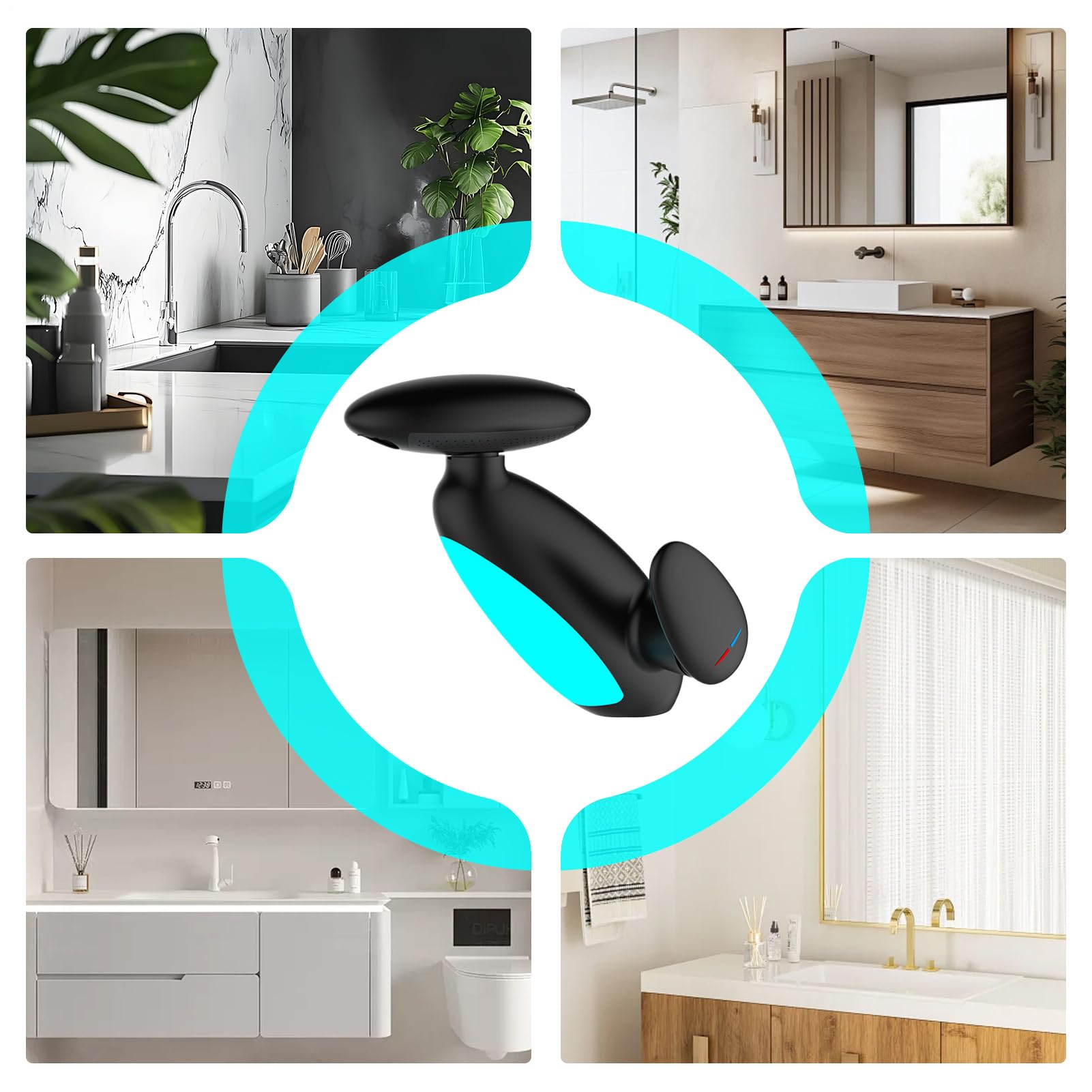 Rubinetteria Bagno Rubinetto Lavabo Moderno | Attacco Girevole 360° Con 4 Modalità Per Lavello Vasca Cucina Lavanderia Casa Ristrutturazione