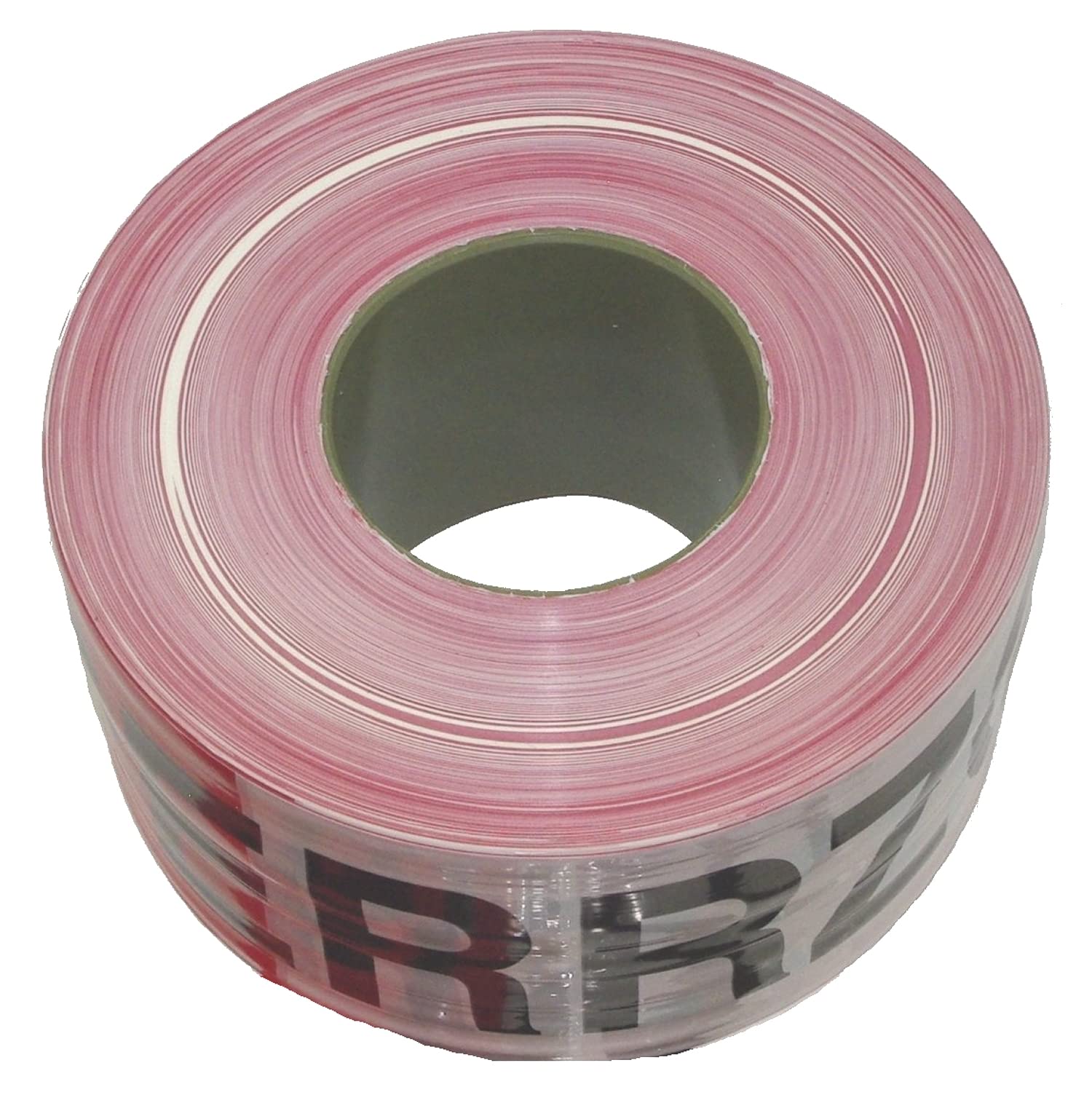 FLUID 10036 Absperrband Flatterband Trassierband mit Aufdruck SPEERZONE Länge 500 Meter extrem reißfest rot/weiß