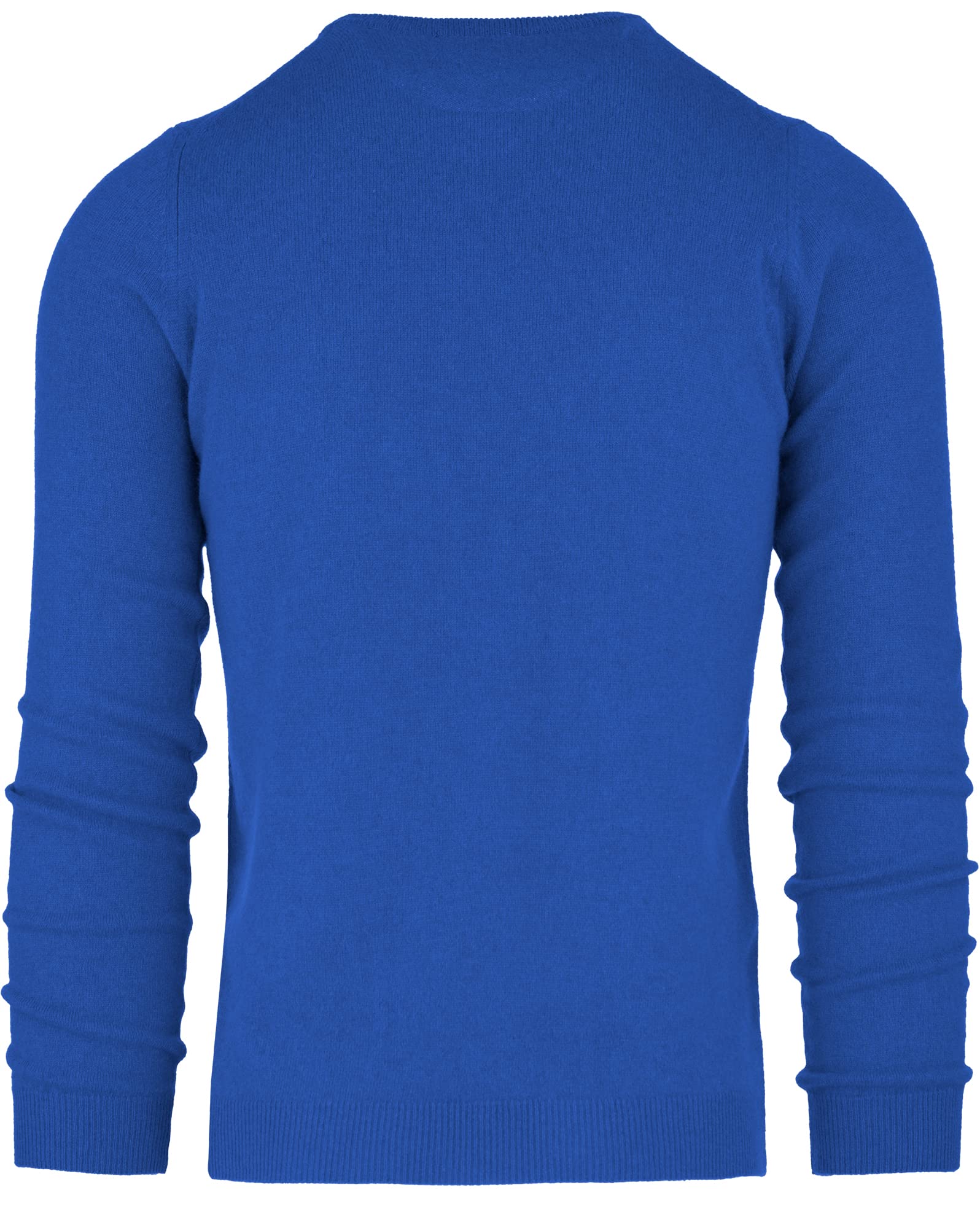 Maglione Scollo a V 30% Cashmere 70% Lana Pullover a Manica Lunga Caldo e Morbido Moda Uomo Stile Classico Finezza 12 Lavorazione a Coste sui Polsi Fondo e Collo