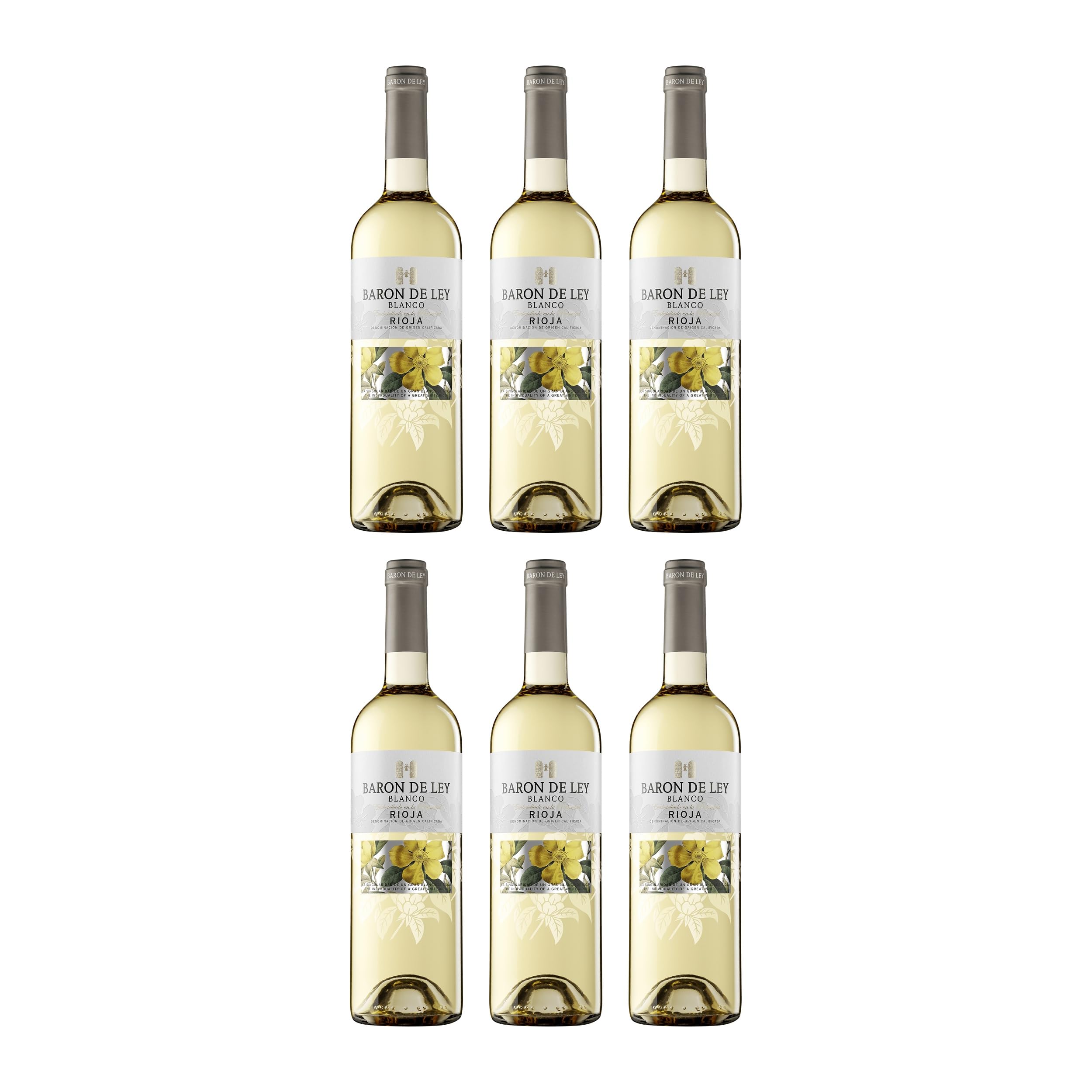 Barón de Ley Blanco trocken Weisswein Spanien inkl. Feinwert E-book (6 x 0.75 l)