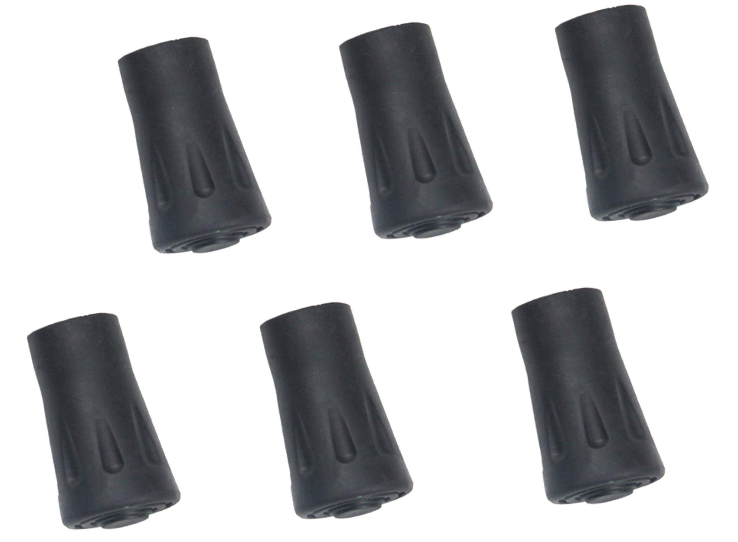 TREKOLOGY Trekking Pole Tips 6pc/Set Walking Stick Tips Hiking Pole