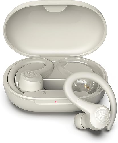 Vista 17 de JLab Go Air Sport Auriculares Inalámbricos Verdaderos, Amarillo, Con Llamadas Claras C3, Diseño Deportivo de Gancho Seguro para el Oído, Más de 35