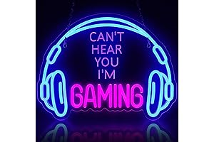 Gaming Neon Sign: Enhance Your Gamer Zone with Vibrant Illumination