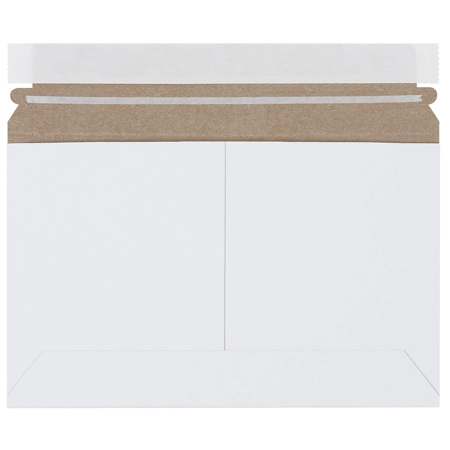 BOX USA BRM19SS Side Loading Flat Mailers, 9" x 6", White (Pack of 200)