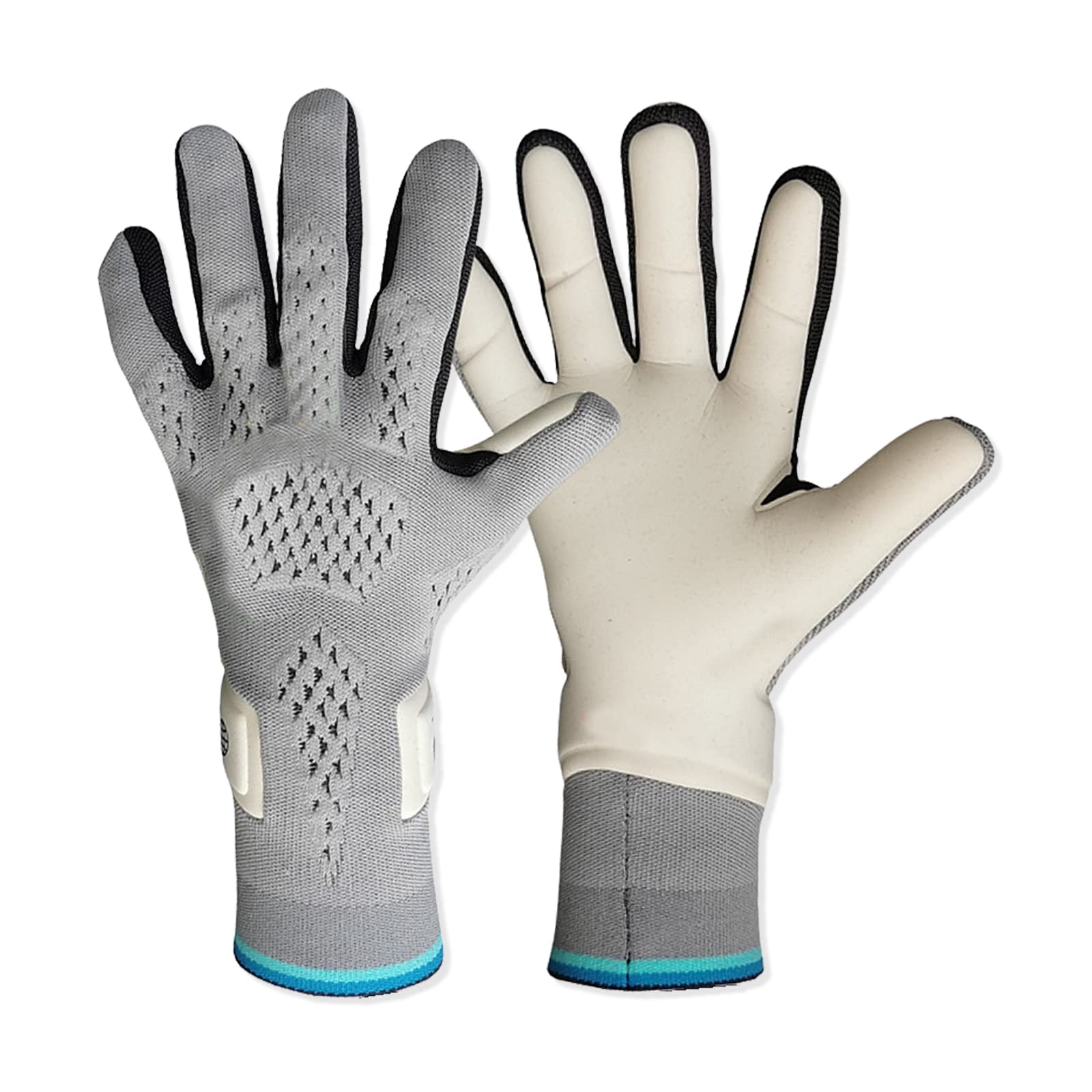OLYSPM Goalkeeper Gloves Goalie Gloves Football Gloves with Super Grip and Protection,Abrasion-resistant and Breathable Goalkeeping Gloves,Suitable for Kids,Youth,Adult