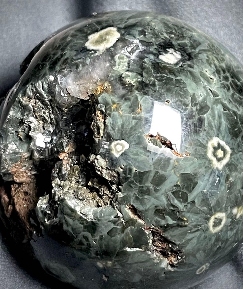 希少 ✴️ オーシャンジャスパー 丸玉 スフィア 天然石 パワーストーン オーシャンジャスパー スフィア11◇Ocean Jasper◇天然石・鉱物