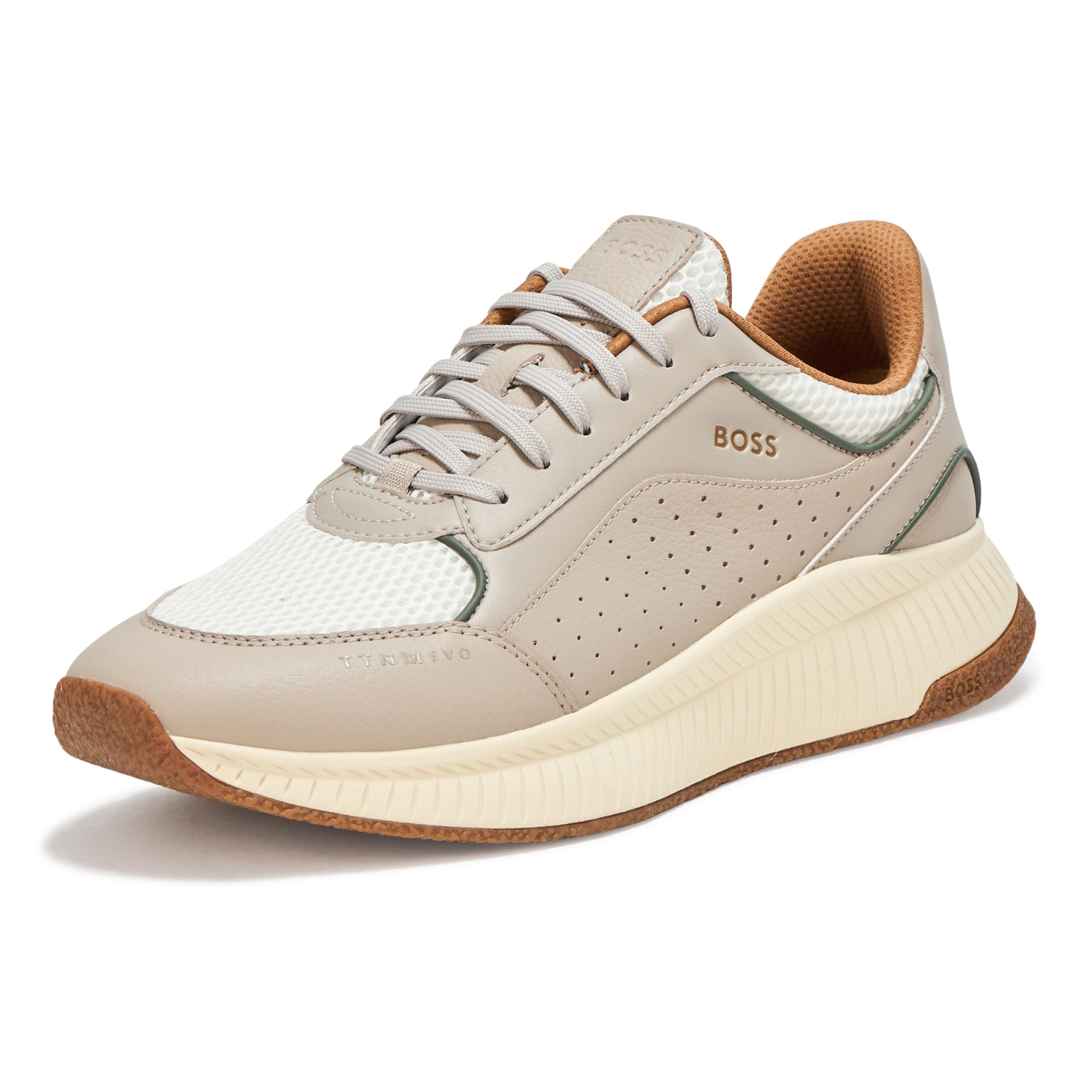 

                                                    BOSS, Modern Knit Structure Running Sneaker, Grey 