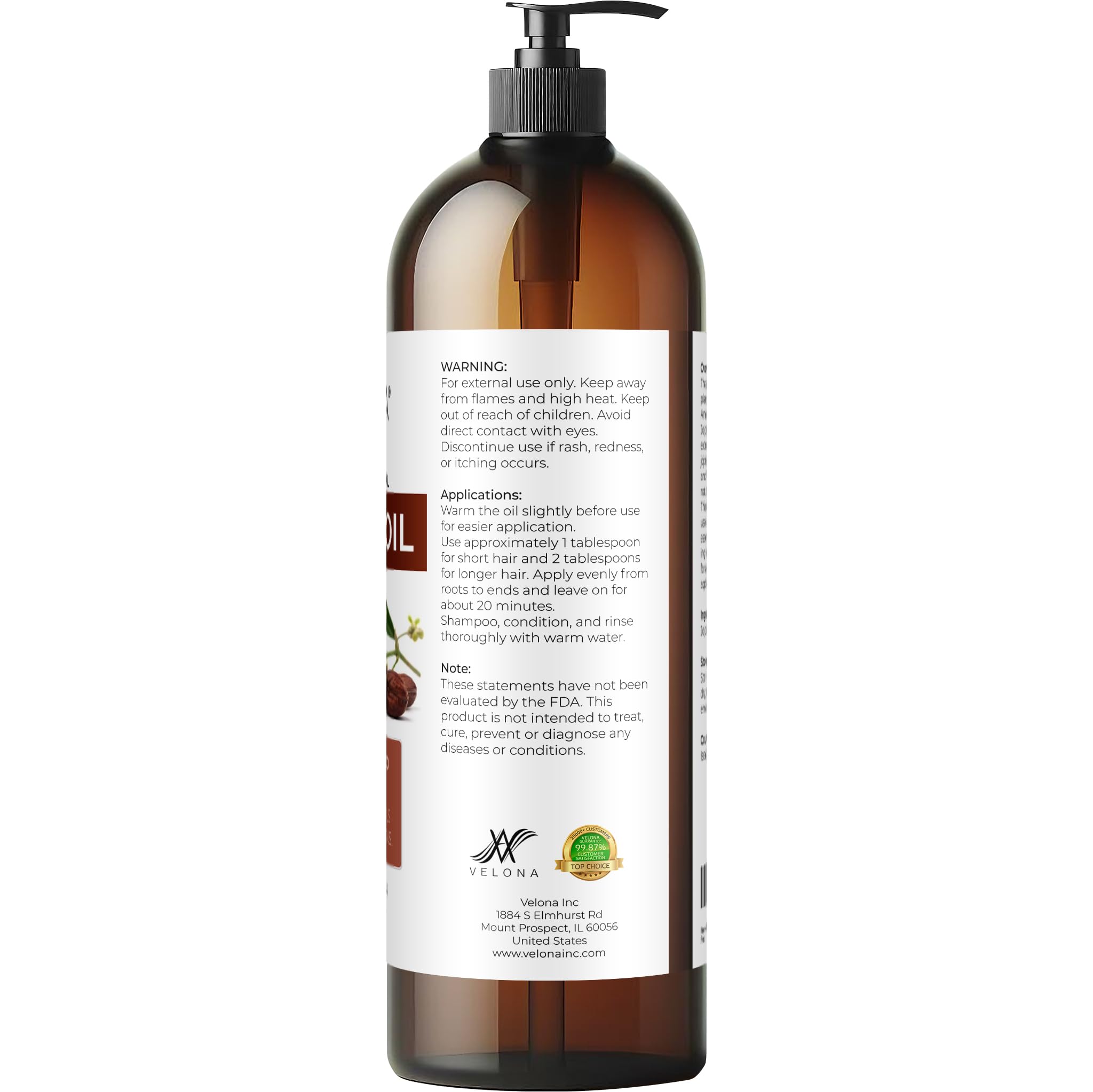 velona Jojoba Oil, Cold Pressed and Unrefined