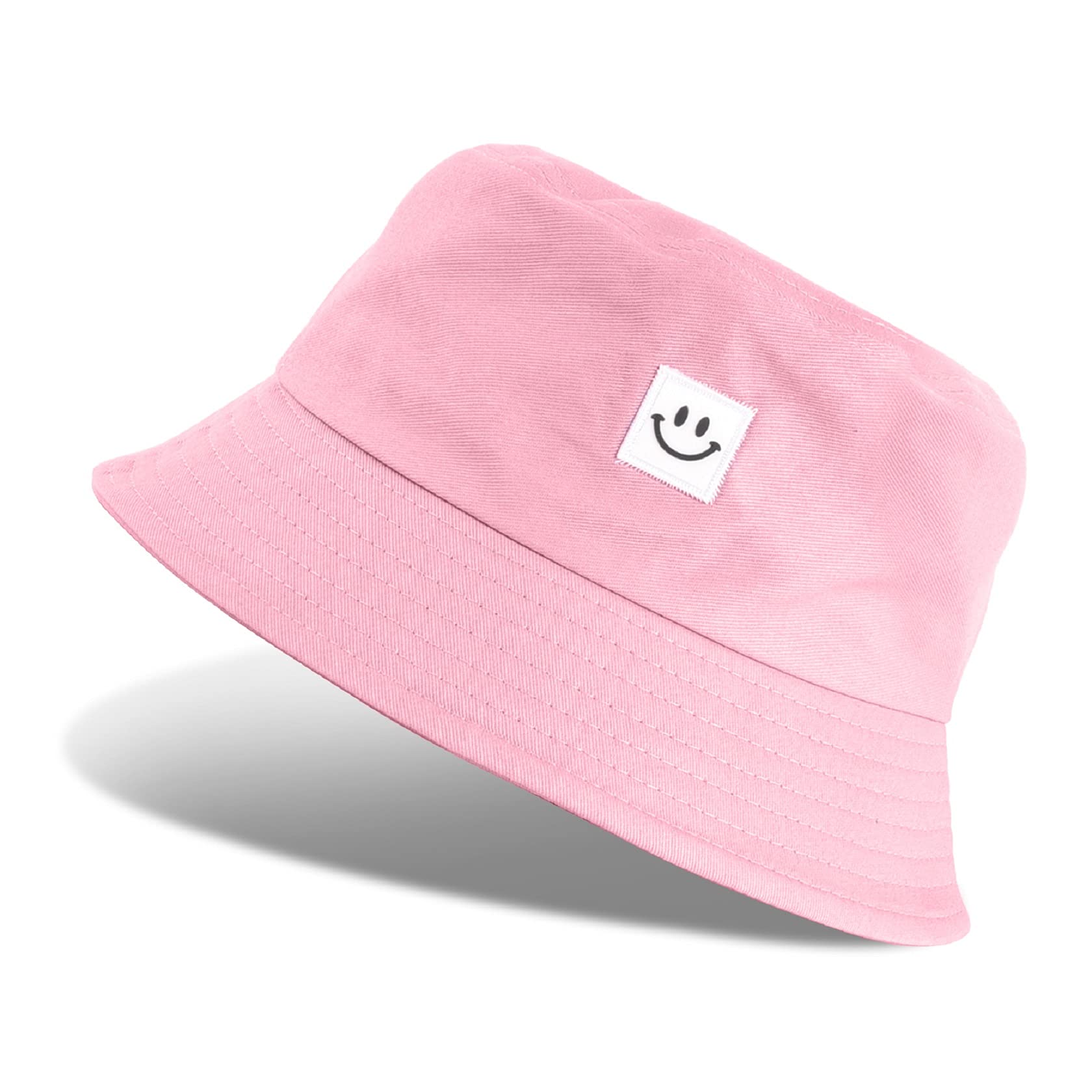 Tuopuda Sombrero del Pescador Algodón Unisex Bucket Hat Plegable De La Sonrisa del Casquillo De Sun Sombrero Al Aire Libre para Senderismo Camping y Playa