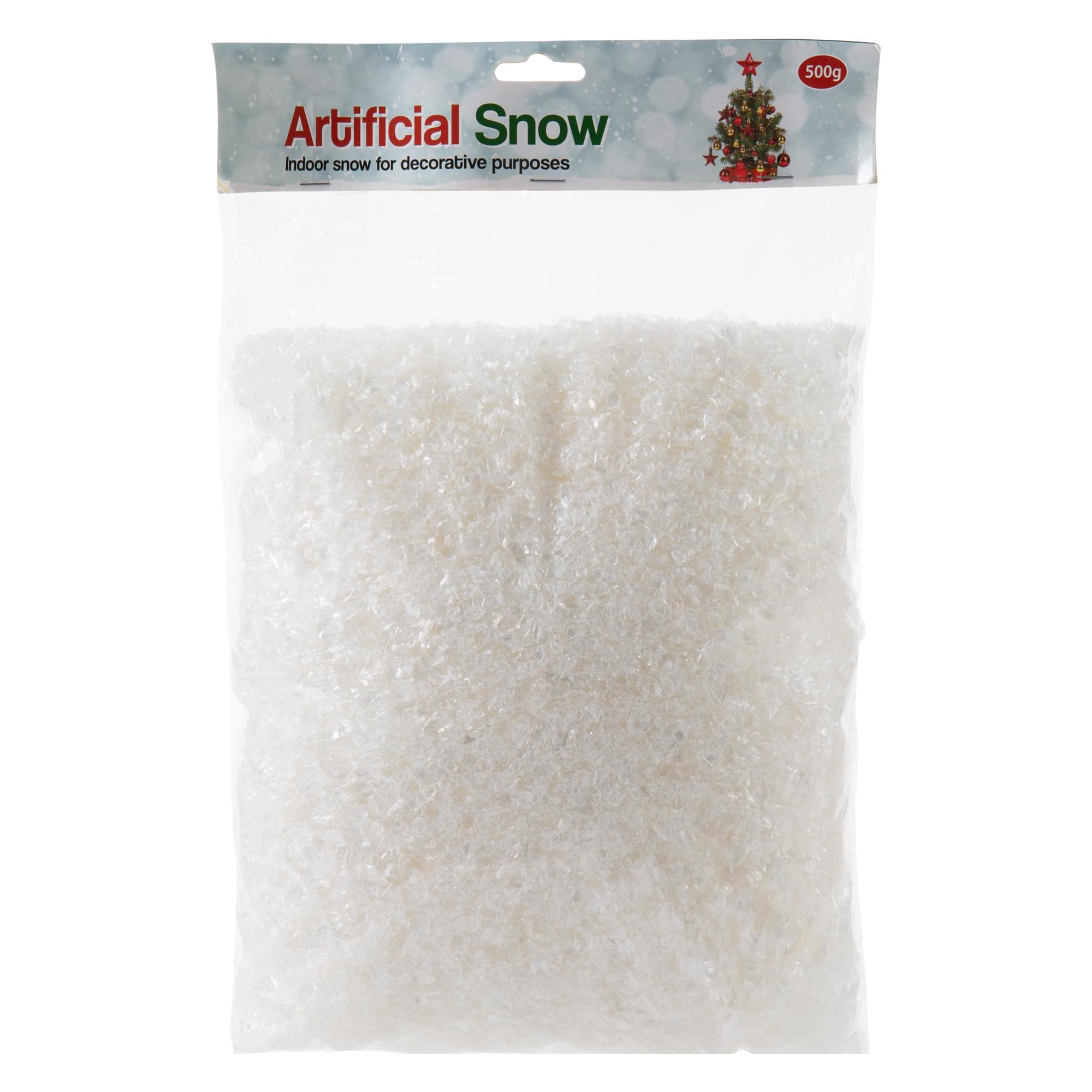 Albert Austin Christmas Fake Snow 500g Artificial Snowflakes for Crafts Easy to Clean Christmas Party Tree Table Holiday Xmas Decoration Village Displays White Winter Artificial Snow Santa Decoration