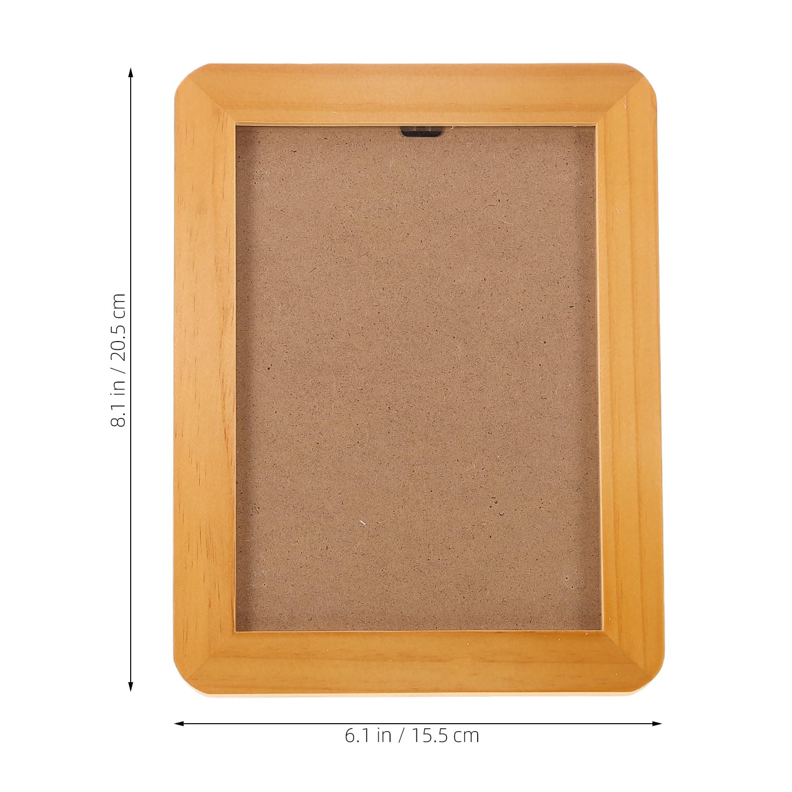 LOGOFUN Sonogram Wooden Photo Frame Baby Sonogram Picture Frame Sonogram Wood Keepsake Frame for Birthday Favor - Brown 12.8 * 17.8CM