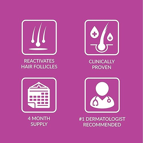 Miniatura 4 de Taro Minoxidil - Espuma en aerosol tópica, 5%, tratamiento de recrecimiento del cabello para mujeres, 2.11 onzas reactiva los folículos pilosos para