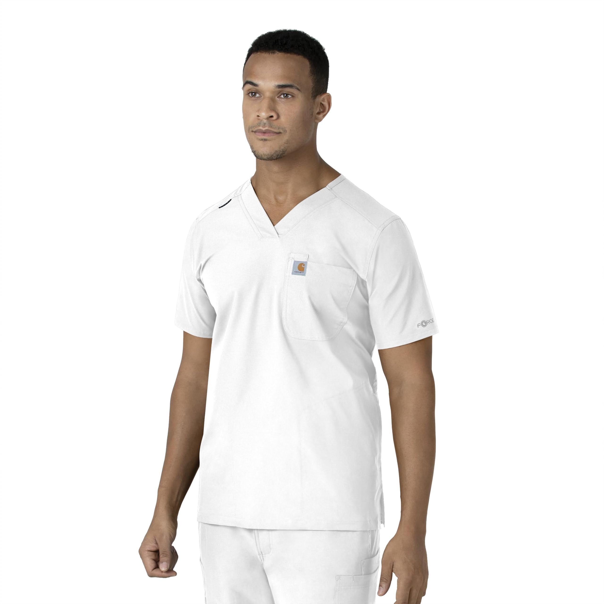 Amazon.co.jp: [Carhartt] 医療用スクラブ Men's Force V-neck