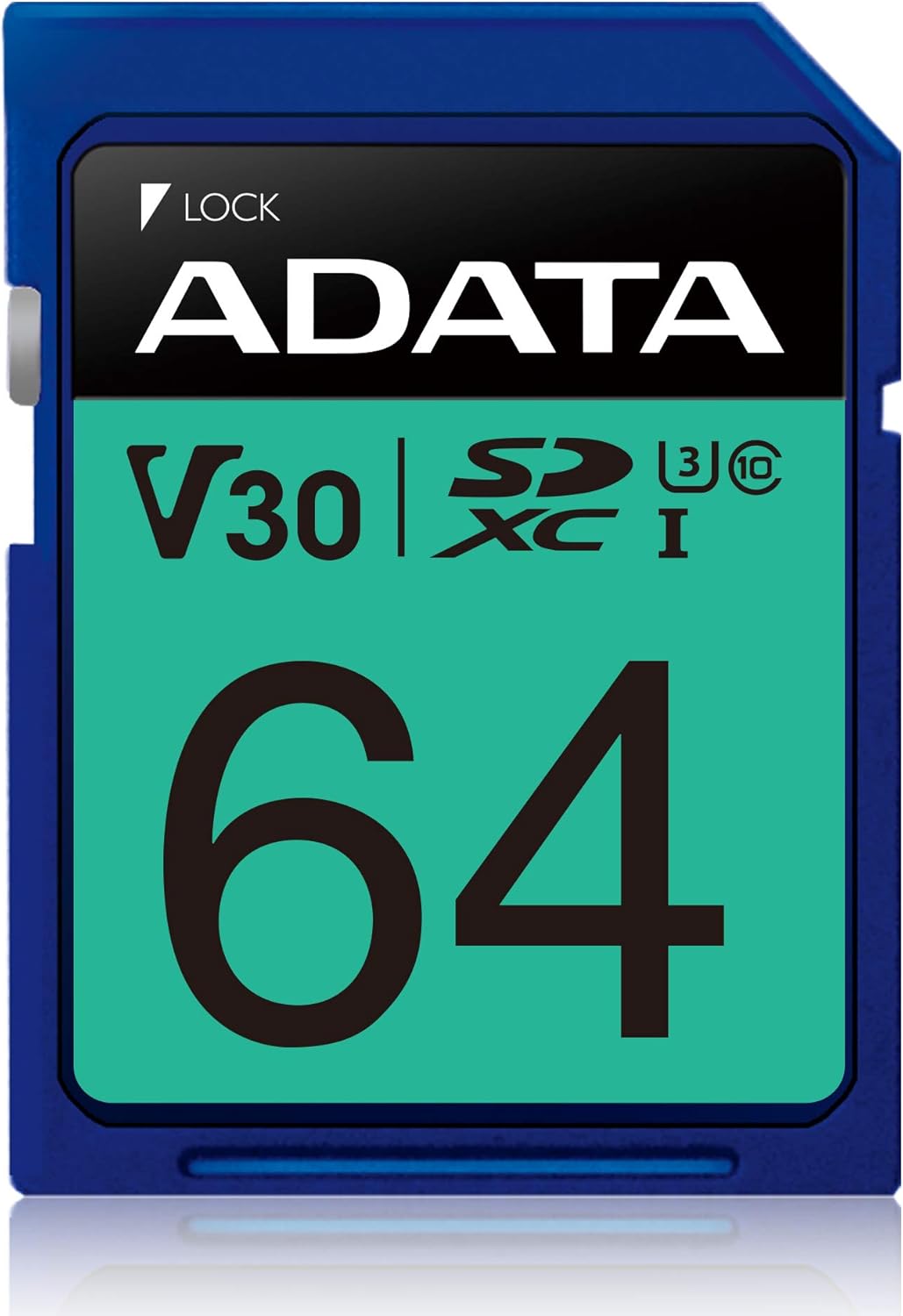 ADATA Premier Pro 128GB V30S SDXC UHS-I U3 V30 Class 10 Full HD and 4K UHD SD Memory Card (ASDX128GUI3V30S-R)