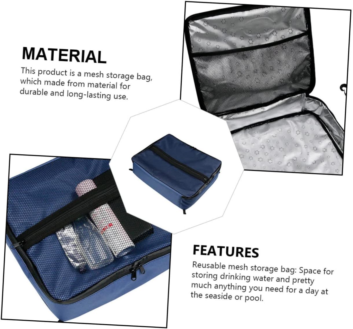 Rolling Cooler Bag Multifunctional Cooler Organizer Beach Travel Picnic Hiking