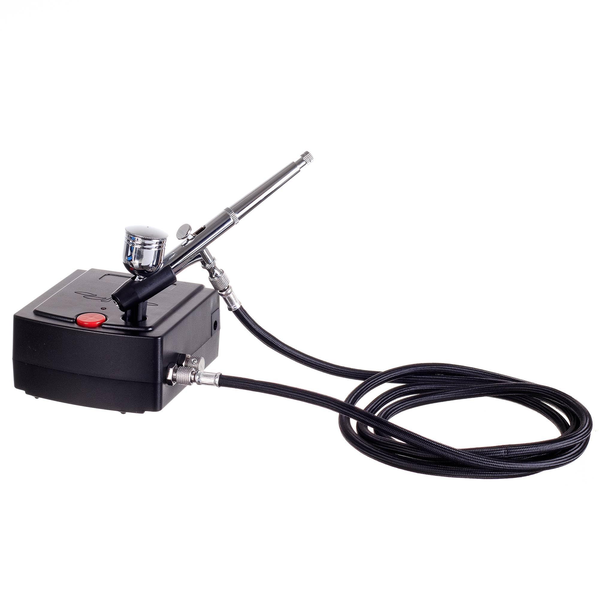Mini compressore aerografo completo con aerografo 0,3 Double Action AUTO START/STOP