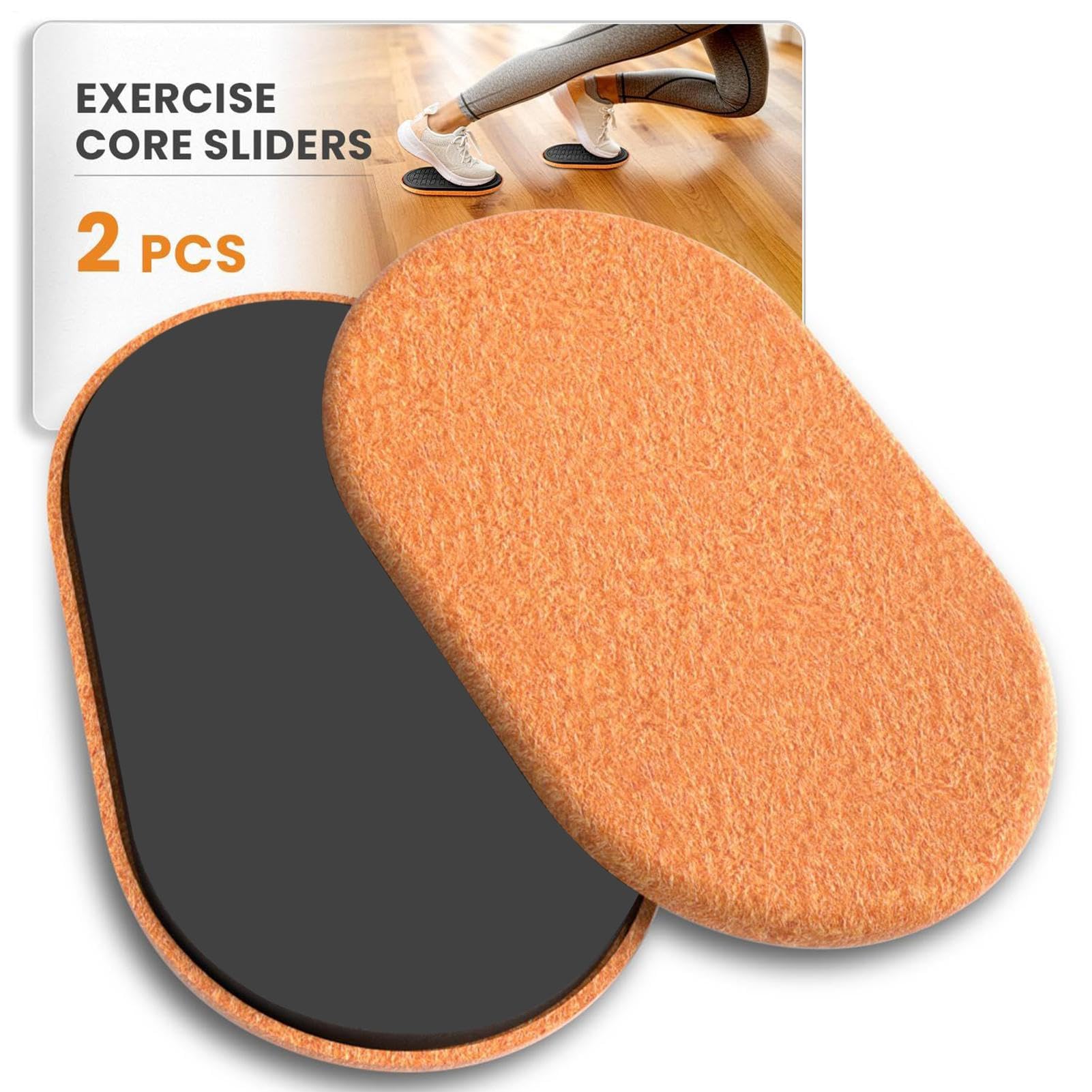 Trainingsgleiter, leichte Herren-Fitness-Schieber für Füße, Rumpf-Trainingsausrüstung, tragbar, für Männer, Frauen, Teenager, Fitness, Pilates, Liegestütze, Crunches, Training