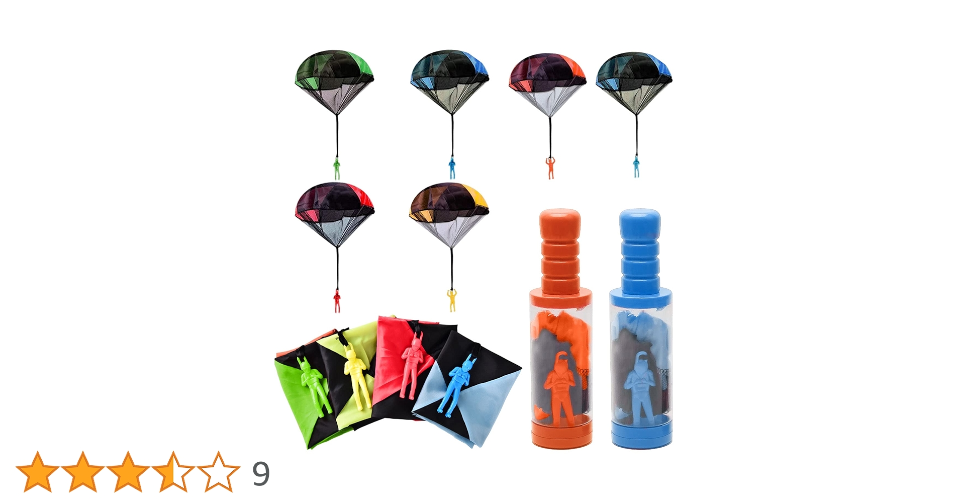 Amazon.co.jp: HUAZONTOM ミニパラシュート おもちゃ 手投げ