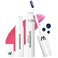 Vista 17 de Wonderskin Wonder Blading Mancha de Labios Todo el Día Mascarilla Despegable y Kit Revelador - Tinte de Labios Nude Duradero e Impermeable, Kit