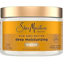 SheaMoisture Raw Shea Butter Deep Moisturizing Hair Masque for Curly Hair Raw Shea Butter Deep Conditioner to Moisturize and Renew Hair 11.5 oz