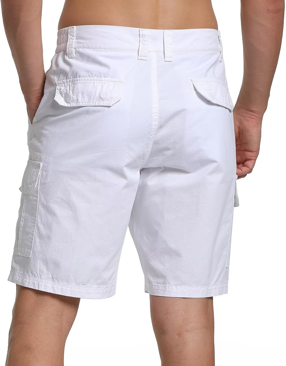 Men’s Twill Cargo Shorts Relaxed fit,Classic Hiking Shorts 6 Pockets Outdoor Workwear