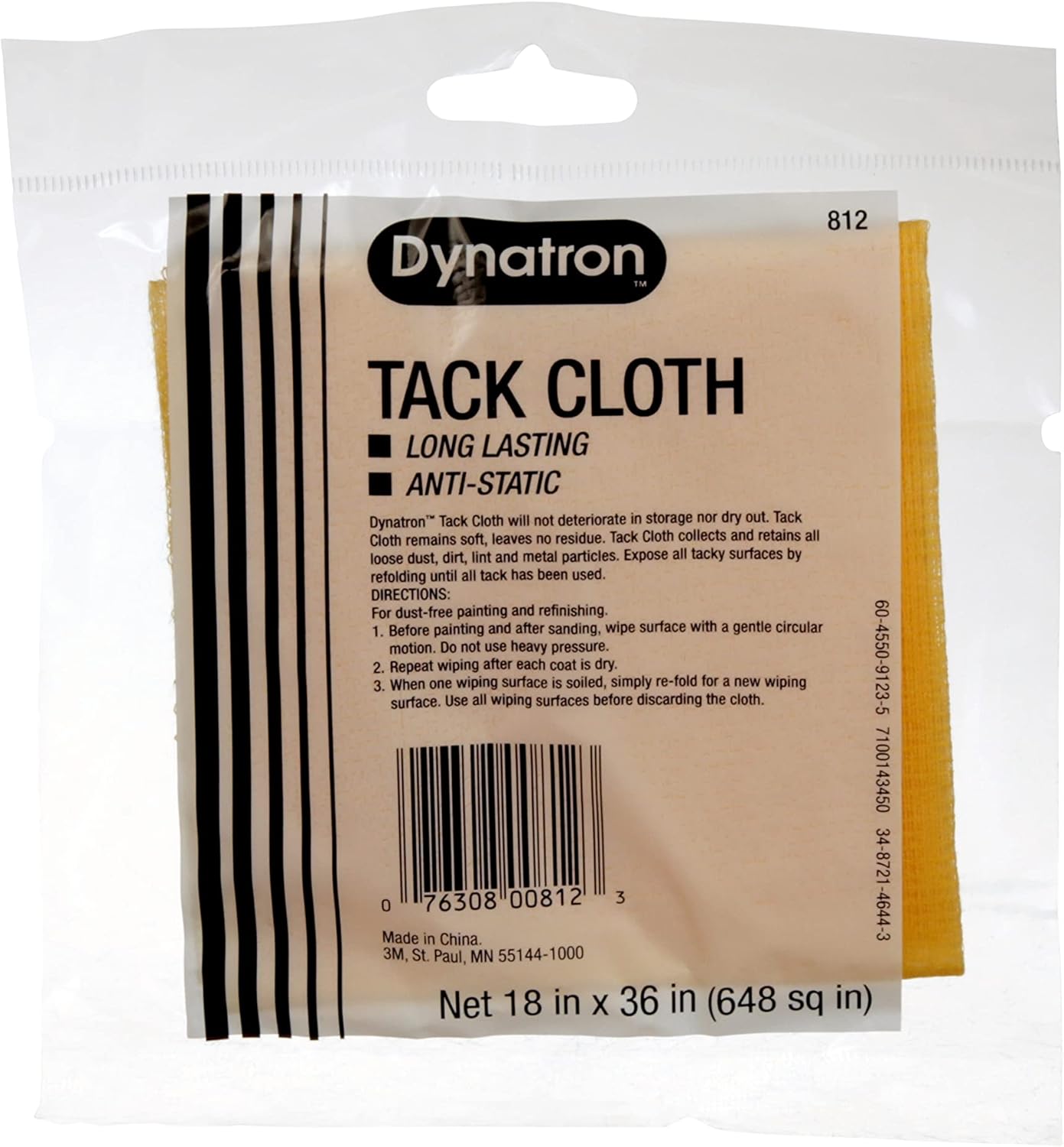 3M Dynatron Boxed Tack Cloth, 812