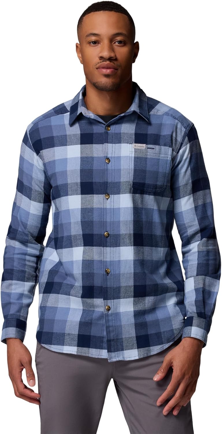 Columbia Men's Cornell Woods Flannel Long Sleeve Shirt